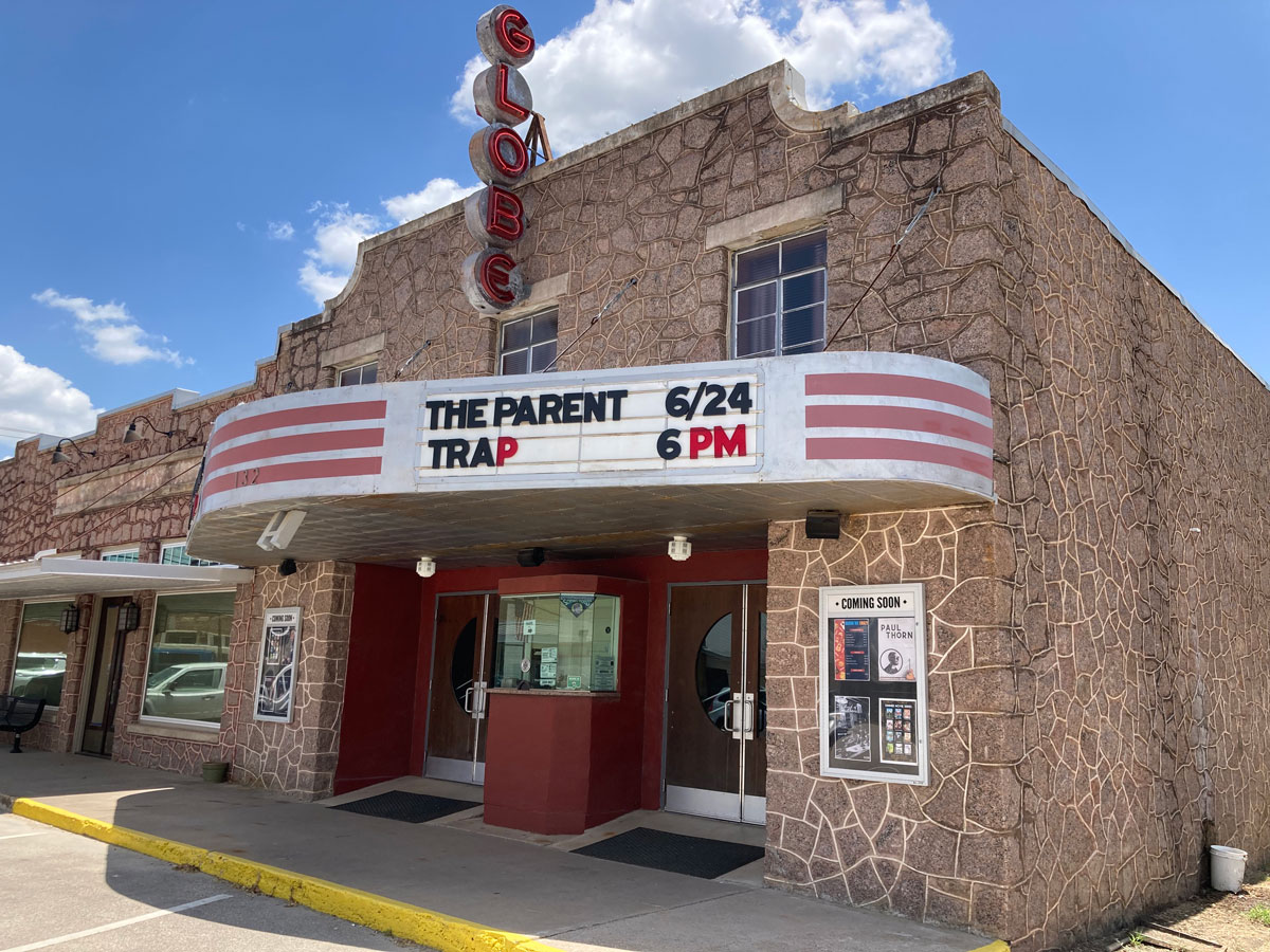 Historic Globe Theatre in Bertram, Texas